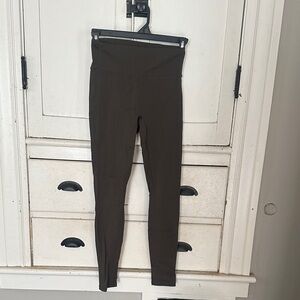 Dark olive green  High-Waisted Leggings